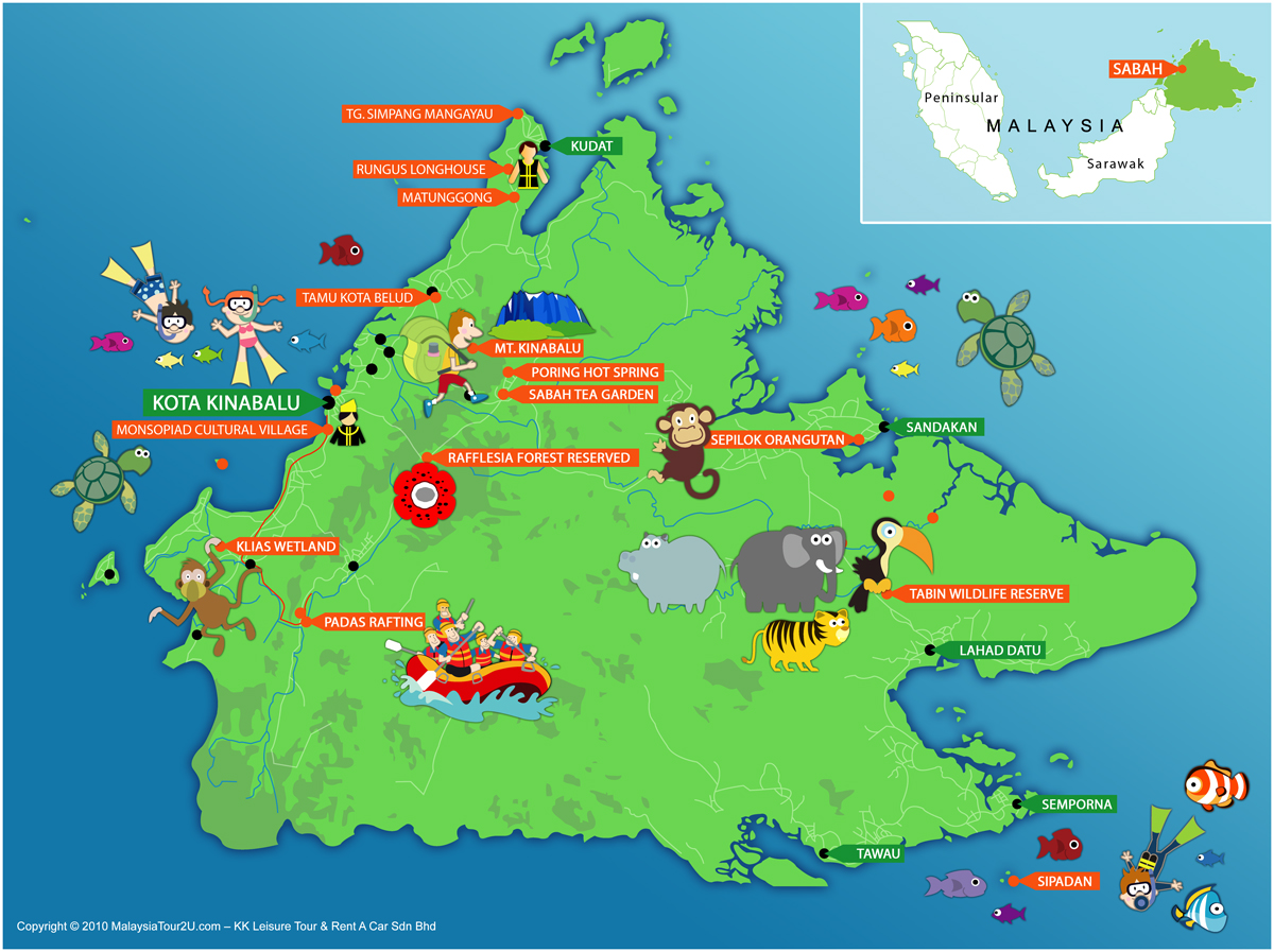 Sabah Map
